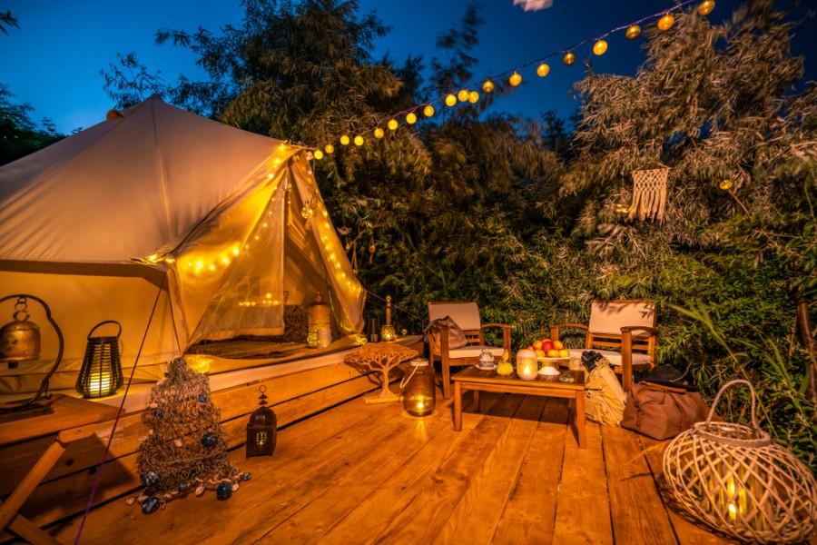 Glamping : entre glamour et camping