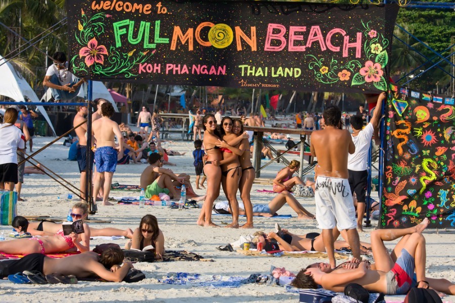 Que faire lors de la full moon en Thaïlande ?